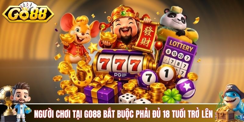Người chơi tại GO88 bắt buộc phải đủ 18 tuổi trở lên